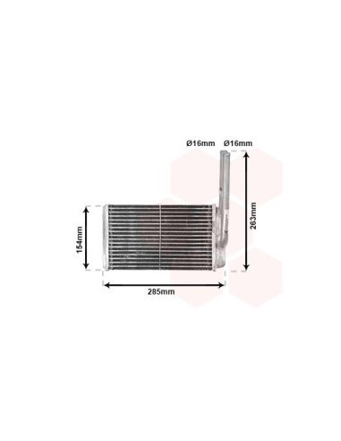 COMPATIBLE CON RADIADOR CALEFACCION FORD...