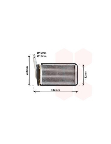 COMPATIBLE CON RAD.CALEFACCION FORD TRANSIT V VI