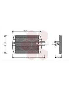 COMPATIBLE CON RAD. CALEFACCION FORD FIESTA IV KA PUMA