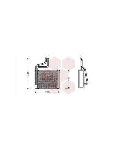 COMPATIBLE CON RAD. CALEFACCION FORD MONDEO I...