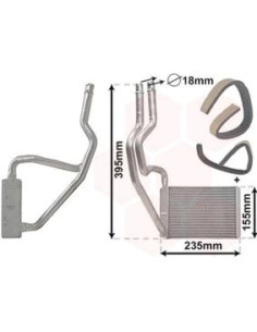 COMPATIBLE CON RAD.CALEFACCION FORD FIESTA V 2002