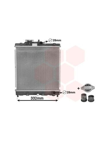 COMPATIBLE CON RADIADOR HONDA CIVIC IV,V 1.3...
