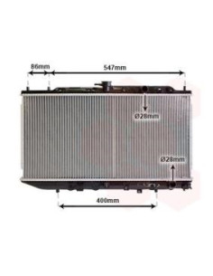 COMPATIBLE CON RADIADOR HONDA CIVIC II,III CRX I,II 1.5 i