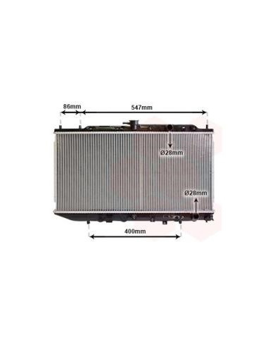 COMPATIBLE CON RADIADOR HONDA CIVIC II,III CRX...