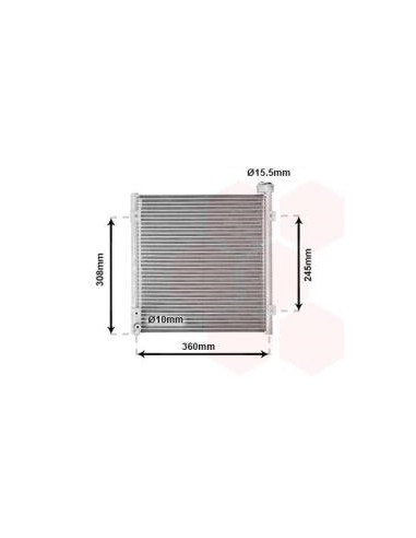 COMPATIBLE CON CONDENSADOR HONDA CIVIC V COUPE...