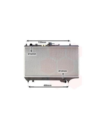 COMPATIBLE CON RADIADOR MAZDA 323 IV 1.6 1.8,GT