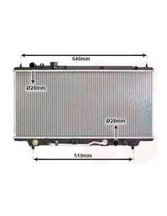 COMPATIBLE CON RADIADOR MAZDA 323 V 1.3 16V 1.5 16V 1.8,