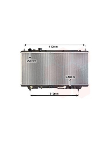 COMPATIBLE CON RADIADOR MAZDA 323 V 1.3 16V 1.5...