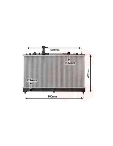 COMPATIBLE CON RADIADOR MAZDA 6 2.0 DI 02