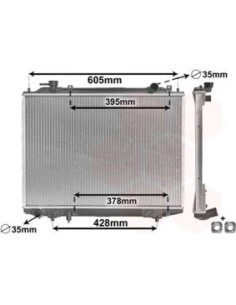 COMPATIBLE CON RADIADOR FORD RANGER MAZDA B 2.5D 99