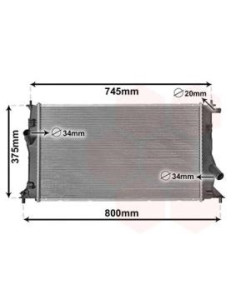COMPATIBLE CON RADIADOR MAZDA 5 1.8 2.0CDTI 2005.02