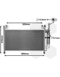 COMPATIBLE CON CONDENSADOR MAZDA 2 1.3 1.4 1.5 2007.10