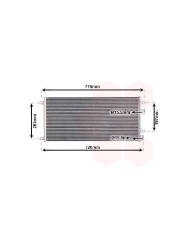 COMPATIBLE CON CONDENSADOR IVECO DAILY 2000