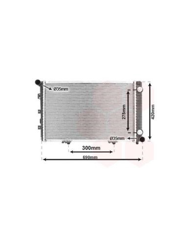 COMPATIBLE CON RADIADOR MERCEDES 190 W201