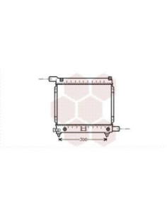 COMPATIBLE CON RADIADOR MERCEDES 190 W201 , W124