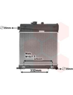 COMPATIBLE CON RADIADOR MERCEDES CLASE C W202 ,EKL W210