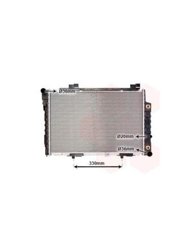COMPATIBLE CON RADIADOR MERCEDES CLASE C W202 ,...