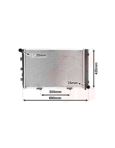 COMPATIBLE CON RADIADOR MERCEDES 190 W201