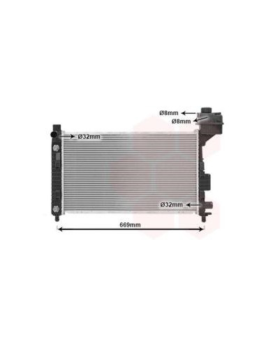 COMPATIBLE CON RADIADOR MERCEDES CLASE A W168