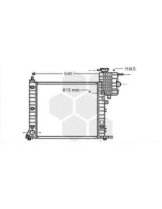 COMPATIBLE CON RADIADOR MERCEDES CLASE V 638, 2