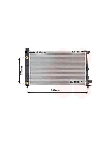 COMPATIBLE CON RADIADOR MERCEDES CLASE A W168