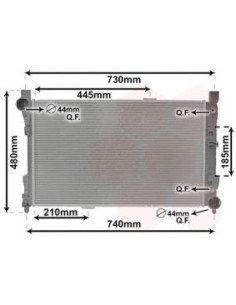 COMPATIBLE CON RADIADOR MERCEDES CLASE C W203