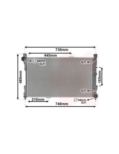 COMPATIBLE CON RADIADOR MERCEDES CLASE C W203