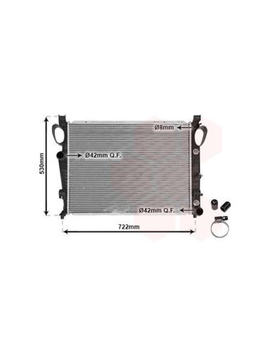 COMPATIBLE CON RADIADOR MERCEDES CLASE S CDI...