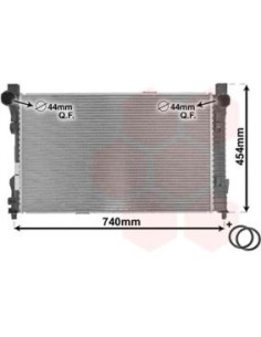 COMPATIBLE CON RADIADOR MERCEDES CLASE C W203 C270 01