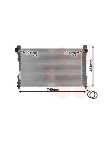 COMPATIBLE CON RADIADOR MERCEDES CLASE C W203...