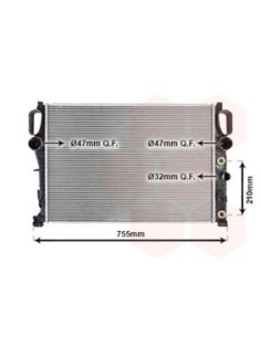 COMPATIBLE CON RADIADOR MERCEDES CLASE E W211