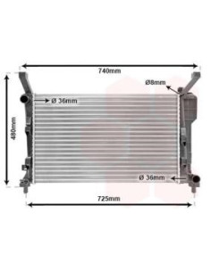 COMPATIBLE CON RADIADOR MERCEDES A170 W169 04