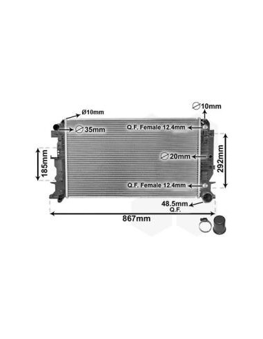 COMPATIBLE CON RADIADOR MERCEDES SPRINTER CDI...