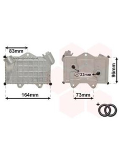 COMPATIBLE CON RADIADOR OLEO MERCEDES CLASE C W202,CLASE E
