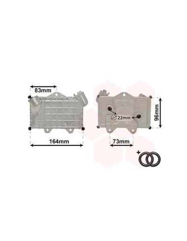 COMPATIBLE CON RADIADOR OLEO MERCEDES CLASE C...