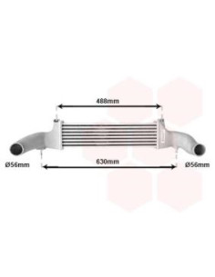 COMPATIBLE CON INTERCOOLER MERCEDES CLASE C W202 , CLK C20