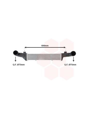 COMPATIBLE CON INTERCOOLER MERCEDES CLASE E W210