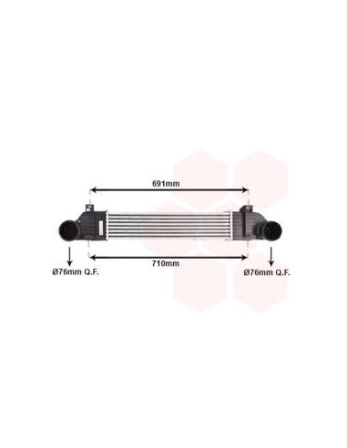 COMPATIBLE CON INTERCOOLER MERCEDES CLASE S W220