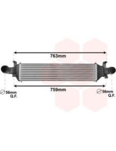 COMPATIBLE CON INTERCOOLER MERCEDES CLASS A W176 12