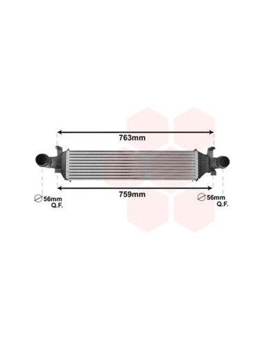COMPATIBLE CON INTERCOOLER MERCEDES CLASS A...