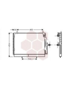 COMPATIBLE CON CONDENSADOR MERCEDES CLASE E W124, A124,...