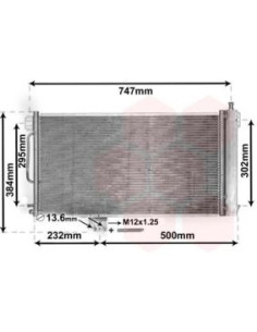 COMPATIBLE CON CONDENSADOR MERCEDES CLASE C W203, T203, C203