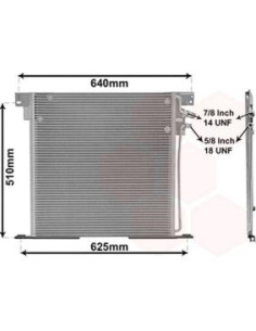 COMPATIBLE CON CONDENSADOR MERCEDES VITO 638 CLASE V 638