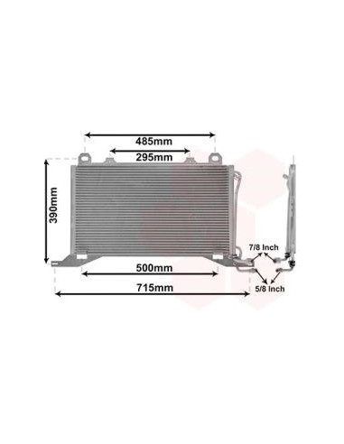 COMPATIBLE CON CONDENSADOR MERCEDES W210 9699