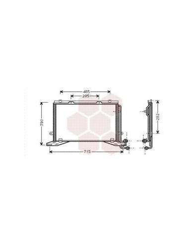 COMPATIBLE CON CONDENSADOR MERCEDES W210 9699