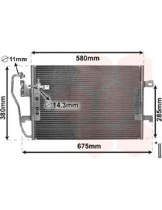 COMPATIBLE CON CONDENSADOR MERCEDES CLASE A W168 All SEM...
