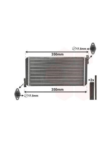 COMPATIBLE CON RADIADOR CALEFACCION MERCEDES...
