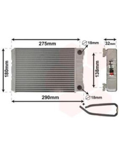 COMPATIBLE CON RADIADOR CALEFACCION MERCEDES CLASE C...