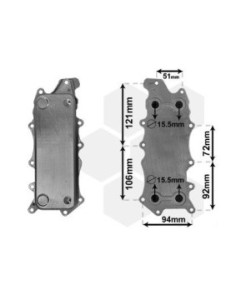 COMPATIBLE CON RADIADOR OLEO MERCEDES CLASE C W204 2007.01