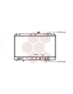 COMPATIBLE CON RADIADOR MITSUBISHI COLT III LANCER III,IV